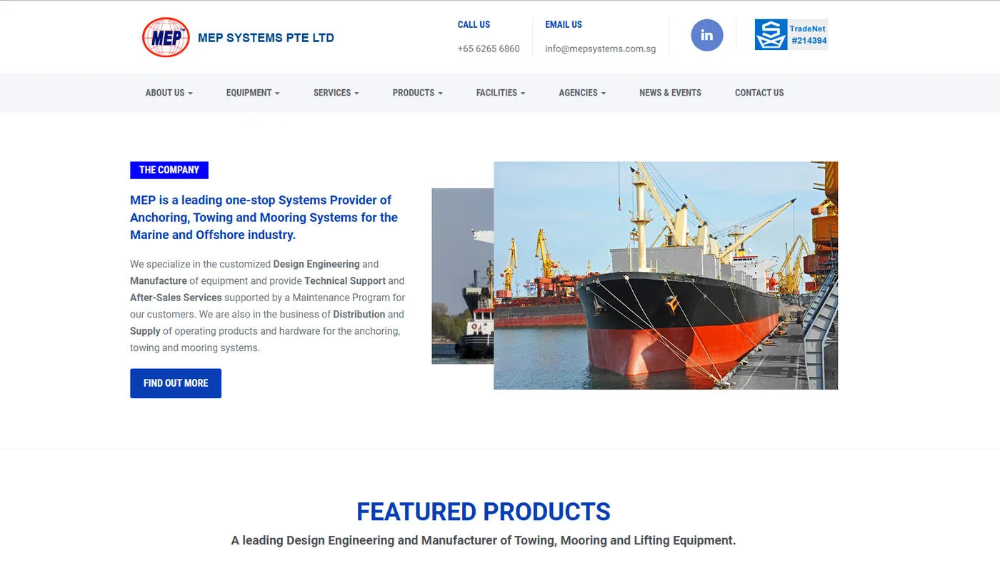 Mordec's previous website, the old MEP Systems site
